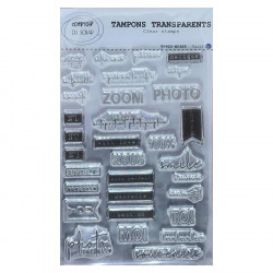 Tampon transparent Photo parfaite 32 pcs