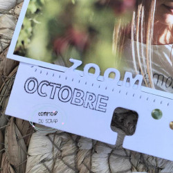 Tampon transparent Octobre 7 pcs