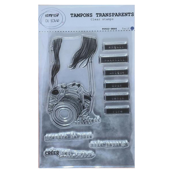 Tampon transparent Prendre la pose 10 pcs