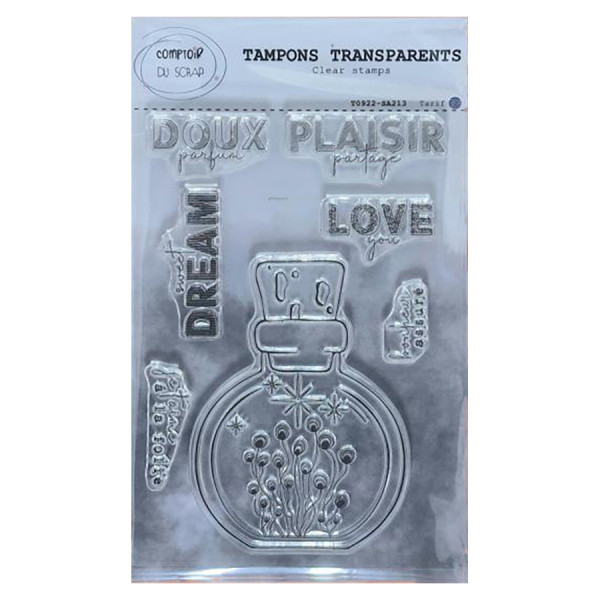 Tampon transparent Doux parfum 7 pcs