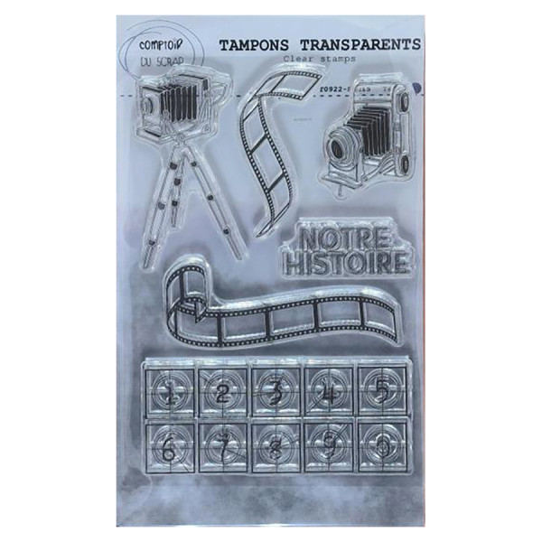 Tampon transparent Notre histoire 6 pcs