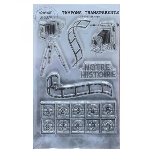 Tampon transparent Notre histoire 6 pcs