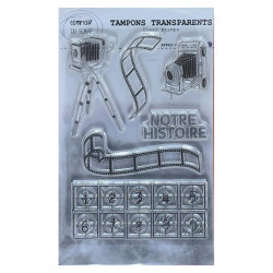 Tampon transparent Notre histoire 6 pcs