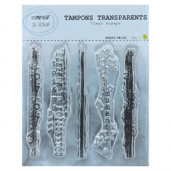 Tampon transparent Bordures 5 pcs