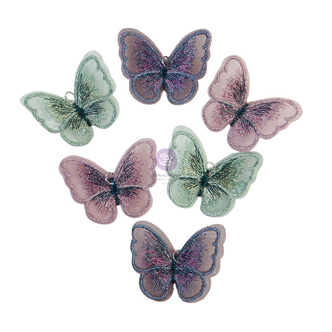 Embellissement My Sweet Papillons 6 pcs