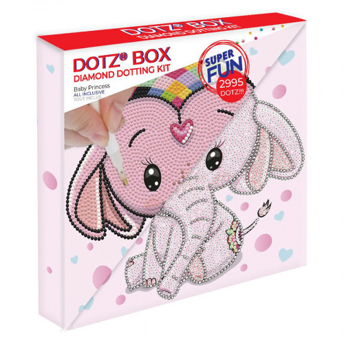 Broderie Diamant kit Dotz Box Enfant débutant Baby princess