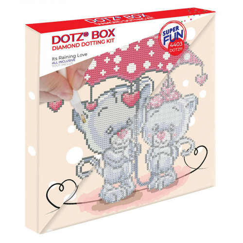 Broderie Diamant kit Dotz Box Enfant débutant Raining love