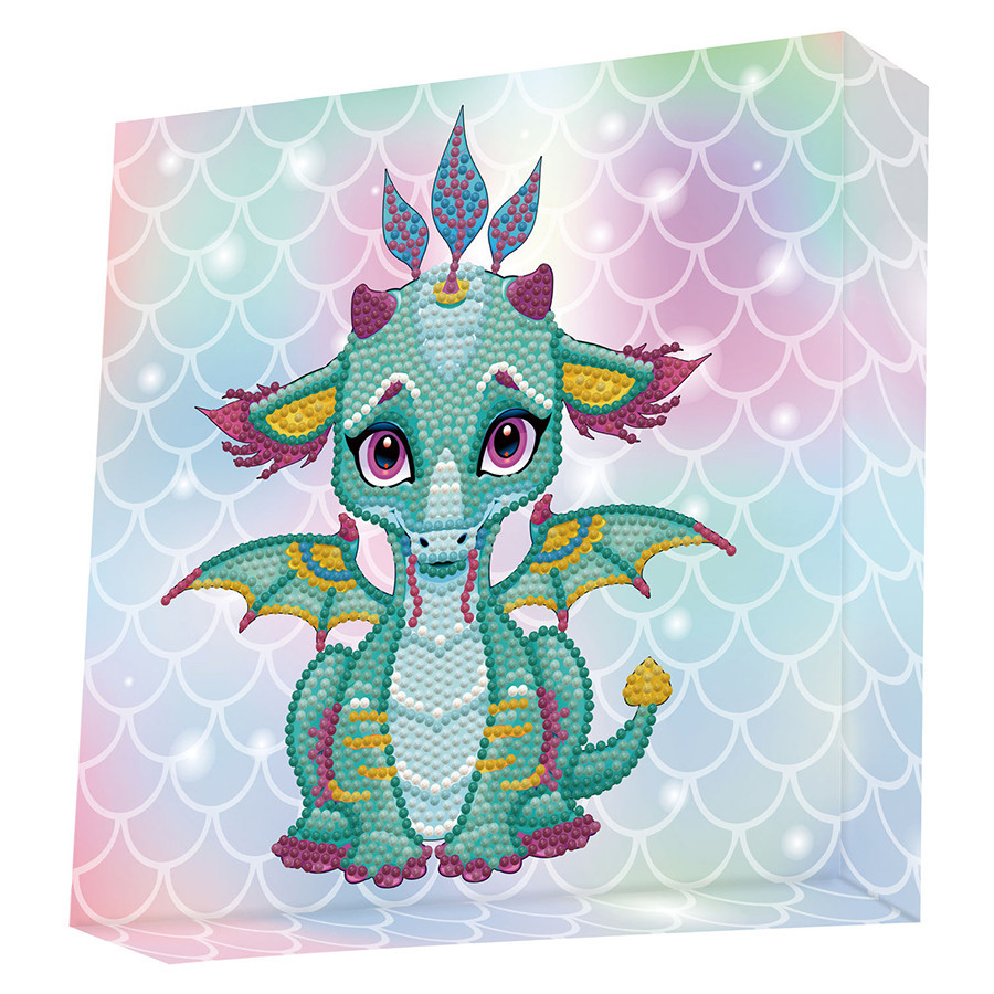 Broderie Diamant kit Dotz Box Enfant débutant Ariel le bébé dragon