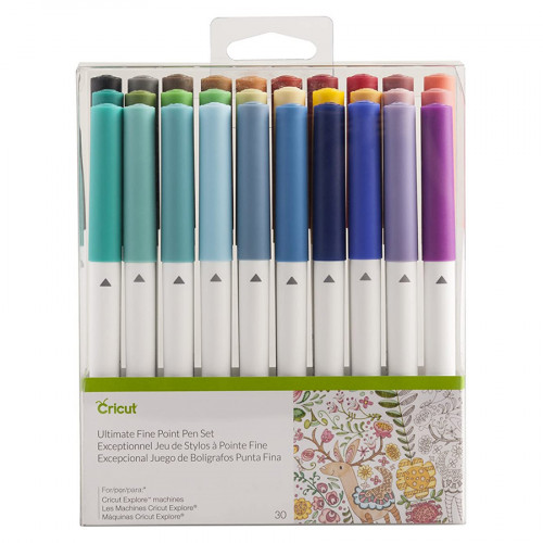 Set Ultime Stylo Cricut Joy Pointe fine 0.4 mm 30 pcs