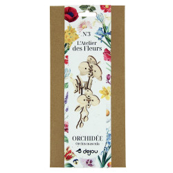 Orchidee fleur à monter en bois