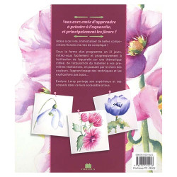 Livre 21 jours pour apprendre à peindre les fleurs à l'aquarelle : Programme complet pour réaliser des compositions fleuries