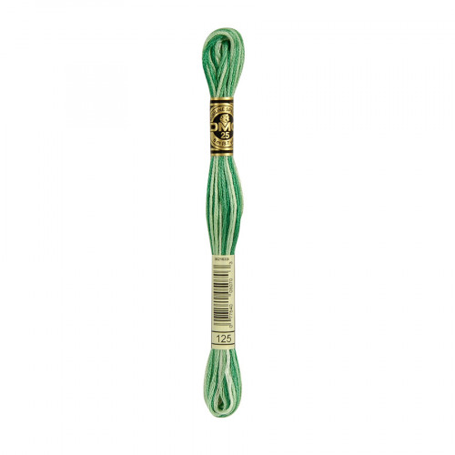 Fil à Broder Mouliné 117MC - couleur 125 - Vert printemps