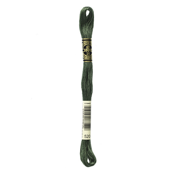 Fil à Broder Mouliné 117MC - couleur 520 - Vert