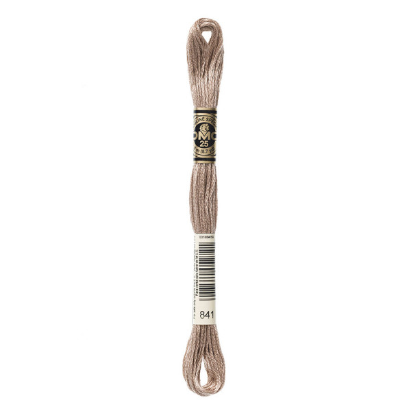 Fil à Broder Mouliné 117MC - couleur 841 - Marron