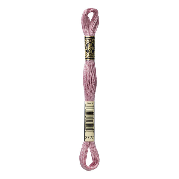 Fil à Broder Mouliné 117MC - couleur 3727 - Rose