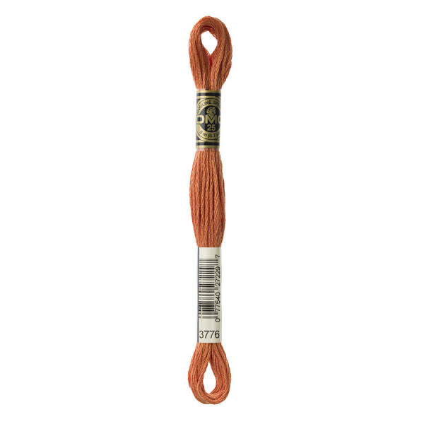 Fil à Broder Mouliné 117MC - couleur 3776 - Marron