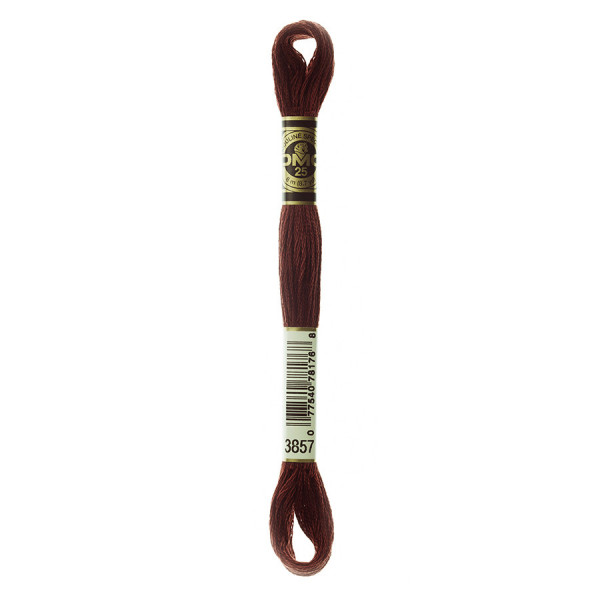 Fil à Broder Mouliné 117MC - couleur 3857 - Marron