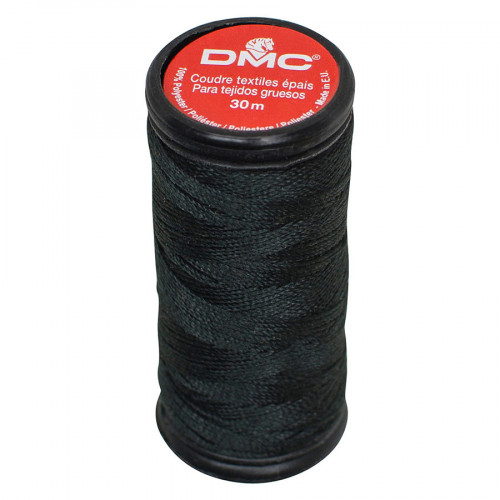 Fil à coudre taille 210D avec 12 pièces d'aiguilles de 9 cm C-type, fil de  polyester pour la couture (noir) : : Cuisine et Maison