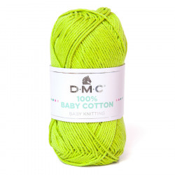 Fil tricot et crochet 100% Baby Cotton 752 Vert