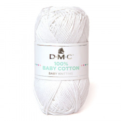 Fil tricot et crochet 100% Baby Cotton 762 Beige