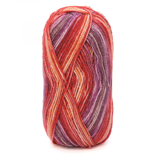 Fil à tricoter multicolore Knitty Pop 50g 478 Orange