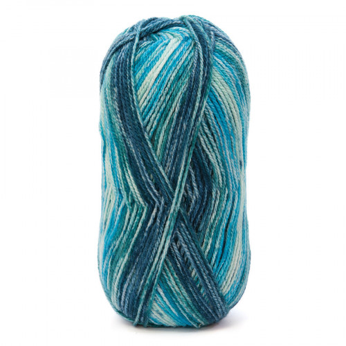 Fil à tricoter multicolore Knitty Pop 50g 479 Lagon