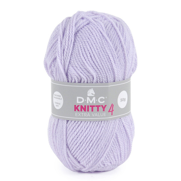 Fil à tricoter Knitty 4 100 g Parme n°850