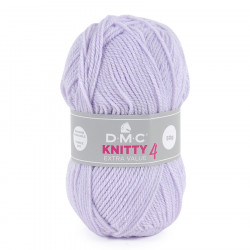 Fil à tricoter Knitty 4 100 g Parme n°850