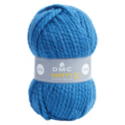 Fil à tricoter Knitty 10 100g Bleu n°740