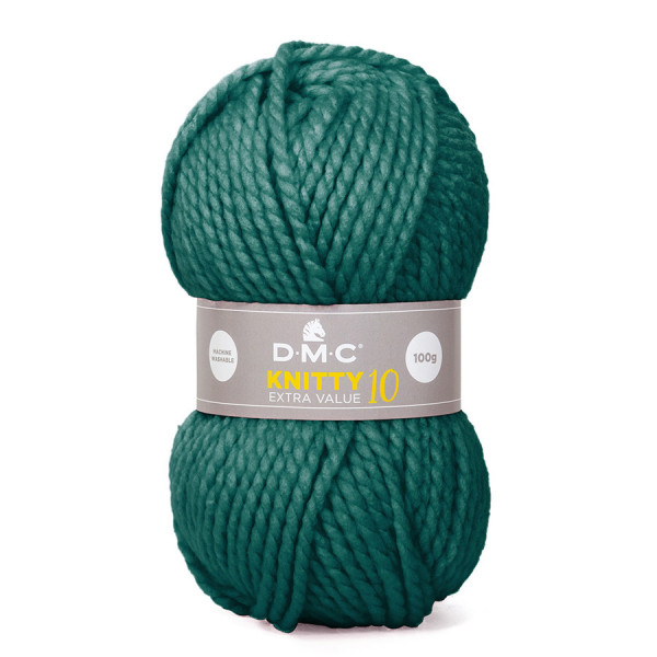 Fil à tricoter Knitty 10 100g Vert n°904