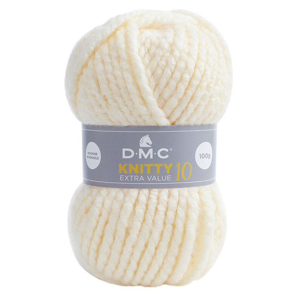 Fil à tricoter Knitty 10 100g Coquille d'oeuf n°993