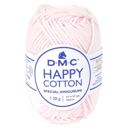 Fil crochet Happy Cotton spécial Amigurumi 763 Rose layette