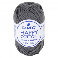 Fil crochet Happy Cotton spécial Amigurumi 774 Gris foncé