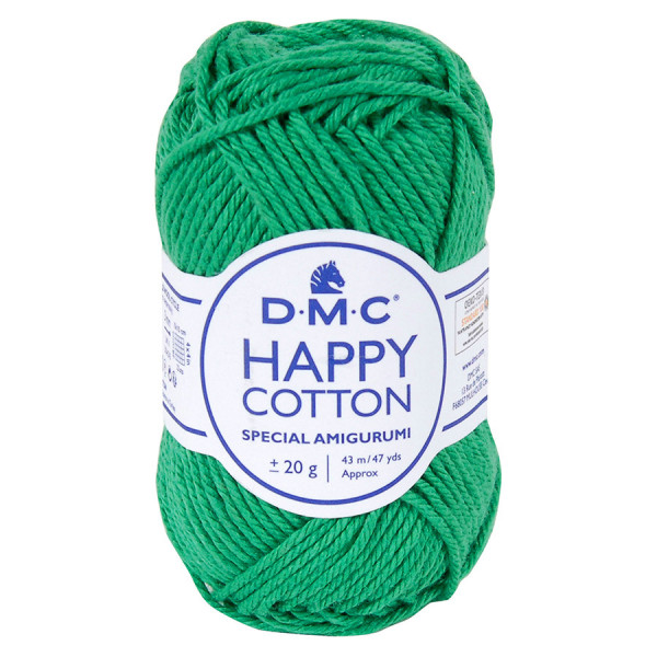 Fil crochet Happy Cotton spécial Amigurumi 781 Vert malachite