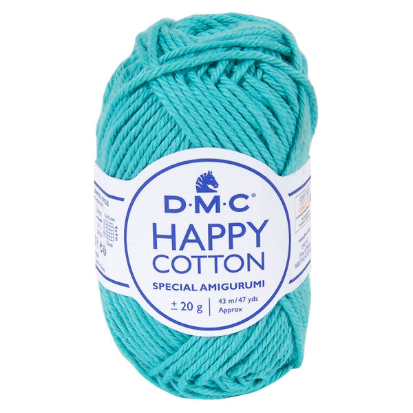 Fil crochet Happy Cotton spécial Amigurumi 784 Bleu tiffany