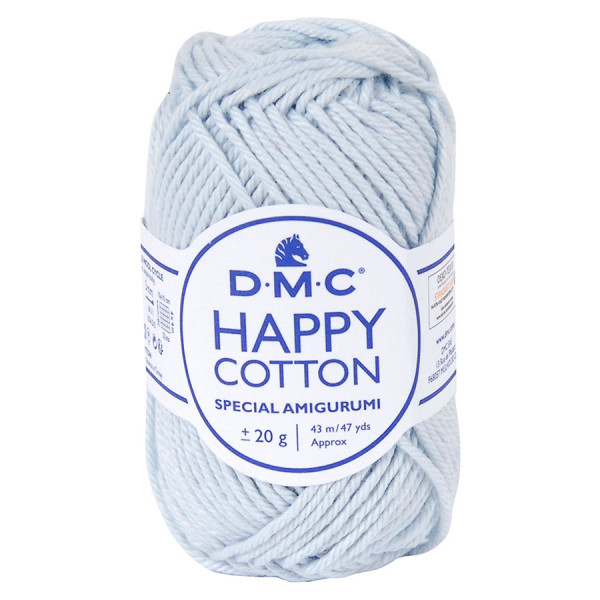 Fil crochet Happy Cotton spécial Amigurumi 796 Bleu gris