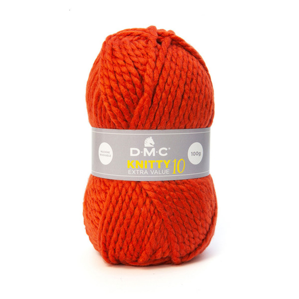 Fil à tricoter Knitty 10 100g Orange n°779