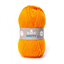 Fil à tricoter Knitty 6 100 g Orange n°623