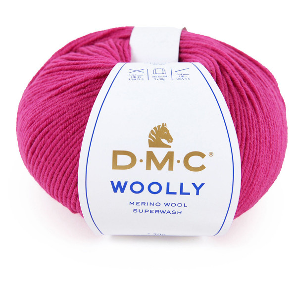 Laine Wooly pur Mérinos 54 Fuschia