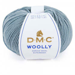 Laine Wooly pur Mérinos 78 Bleu gris