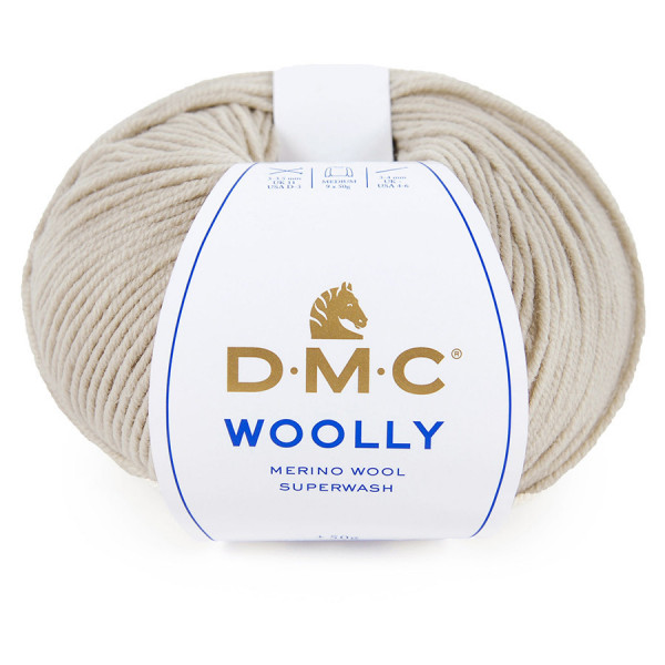 Laine Wooly pur Mérinos 117 Beige