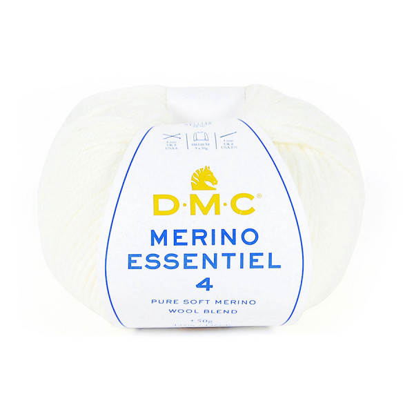 Fil à tricoter Merino Essentiel 4 50g 850 Ecru