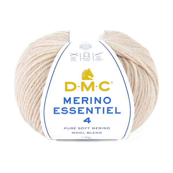 Fil à tricoter Merino Essentiel 4 50g 851 Beige