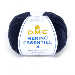 Fil à tricoter Merino Essentiel 4 50g 852 Bleu marine