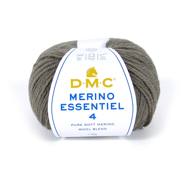 Fil à tricoter Merino Essentiel 4 50g 859 Taupe