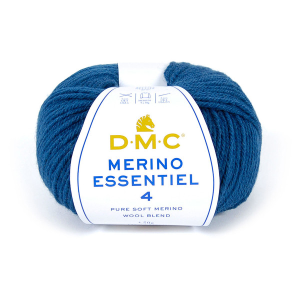 Fil à tricoter Merino Essentiel 4 50g 865 Bleu foncé