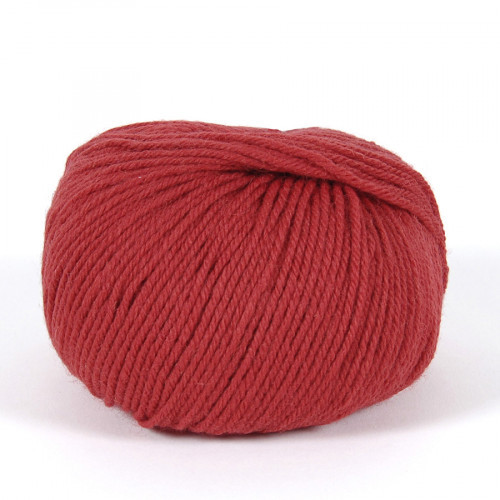 Fil à tricoter Merino Essentiel 4 50g 871 Rouge sang