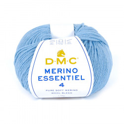 Fil à tricoter Merino Essentiel 4 50g 877 Bleu jeans