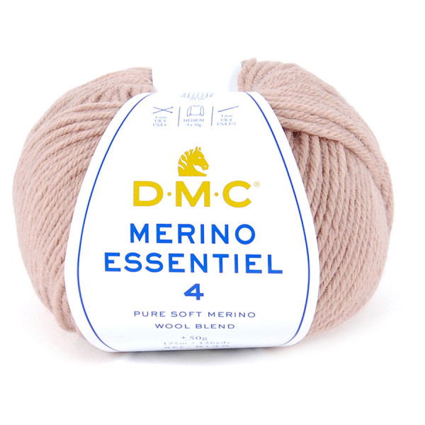 Fil à tricoter Merino Essentiel 4 50g 879 Vieux rose
