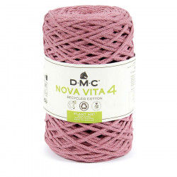 Fil tricot et crochet Nova Vita 4 04 Rose Marsala